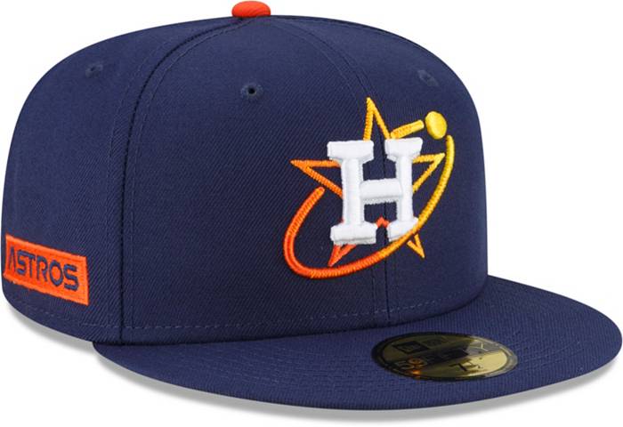 Houston Astros Hat Fitted 7 5/8 Men's Blue New Era 59Fifty The