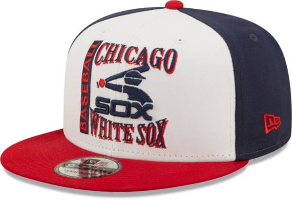 New Era Men's Chicago White Sox White 9Fifty Retro Sport Adjustable Hat