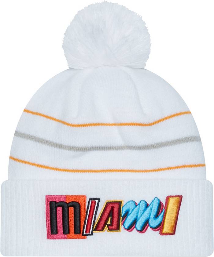 Men's Miami Heat New Era White 2022/23 City Edition Official 59FIFTY Fitted  Hat