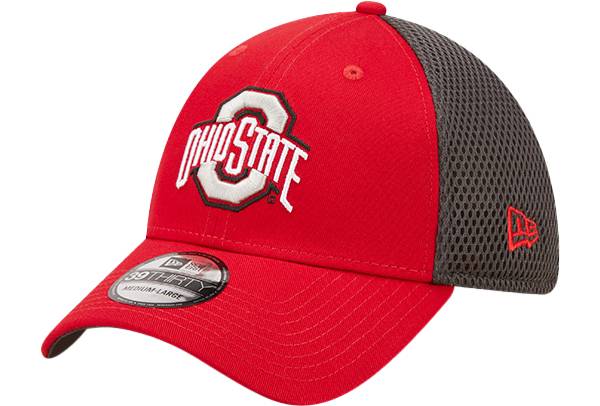 New Era Men's Ohio State Buckeyes Red 39Thirty Hat product image