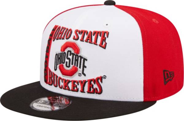 New Era Men's Ohio State Buckeyes White Retrospect FlexFit Hat product image