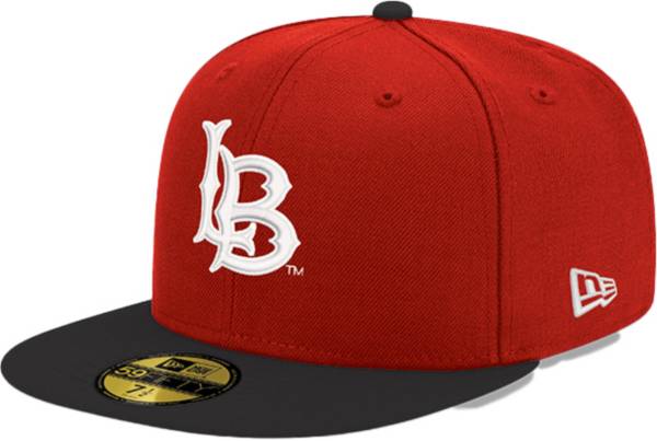 New Era Men's Long Beach State 49ers Red 59Fifty Fitted Hat