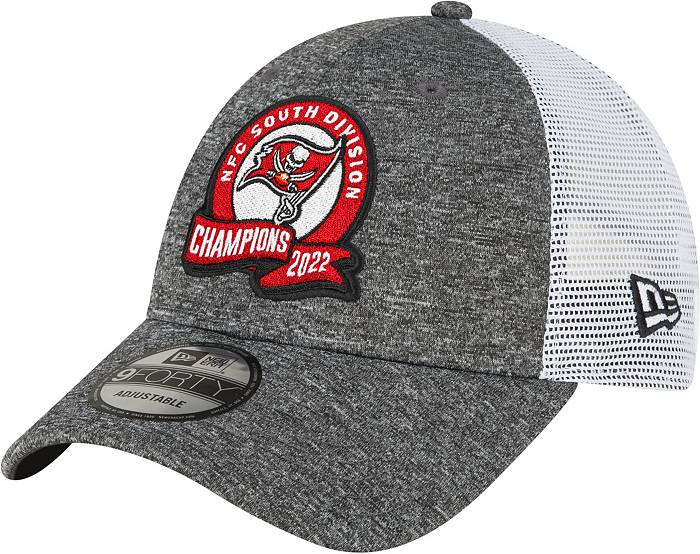 New Era Men's Tampa Bay Buccaneers NFC South Division Champions Locker Room  Grey 9Forty Adjustable Hat