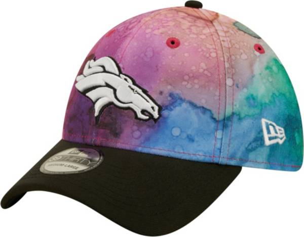 Men's Denver Broncos New Era Pink 2022 NFL Crucial Catch Knit Hat