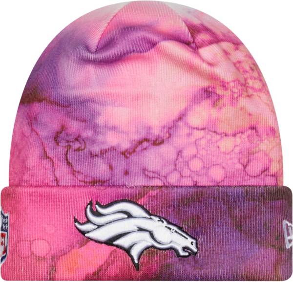New Era Denver Broncos Crucial Catch Tie Dye Knit Beanie product image