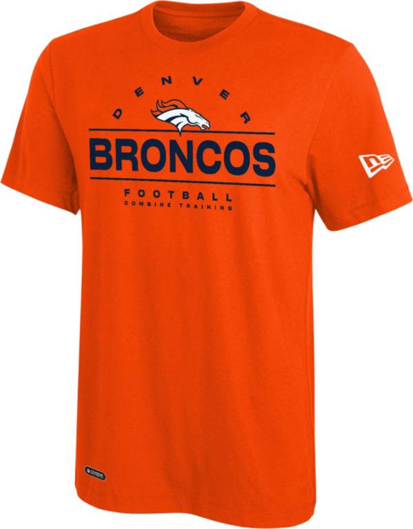 New Era Men's Denver Broncos Combine Blitz Orange T-Shirt product image