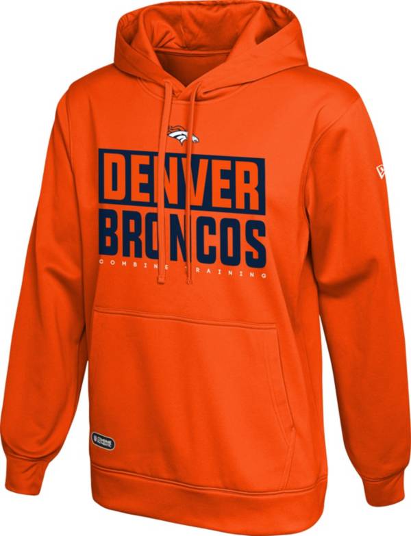 New Era Men's Denver Broncos Combine Offside Orange Hoodie product image