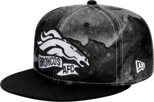 New Era Men's Denver Broncos Sideline Ink Dye 9Fifty Black Adjustable Hat product image