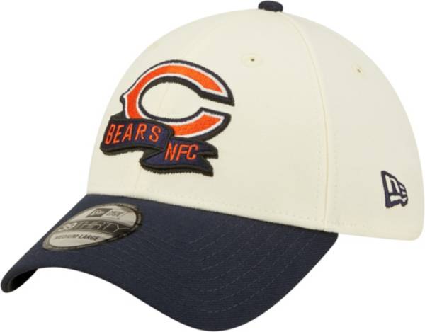 New Era Men's Chicago Bears Sideline 39Thirty Chrome White Stretch Fit Hat product image