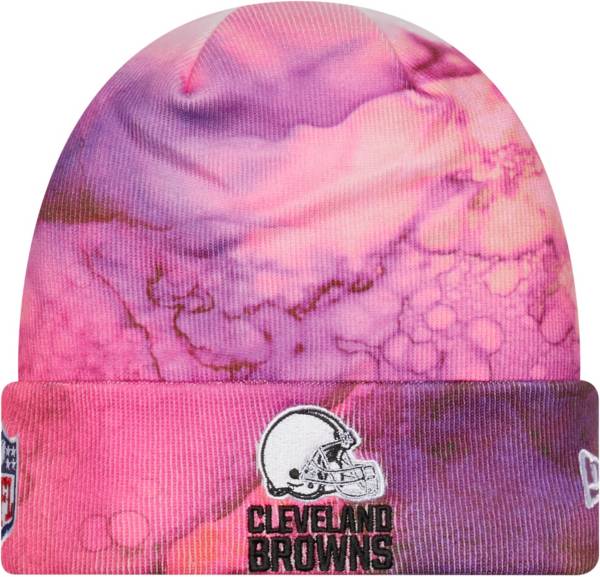 New Era Cleveland Browns Crucial Catch Tie Dye Knit Beanie product image