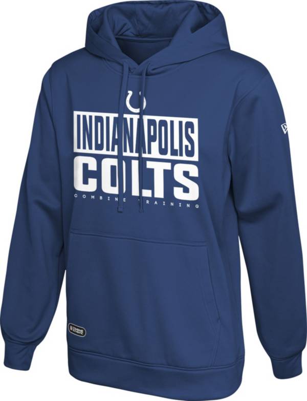 New Era Men's Indianapolis Colts Combine Offside Blue Hoodie product image