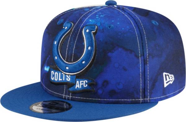 New Era Men's Indianapolis Colts Sideline Ink Dye 9Fifty Blue Adjustable Hat product image