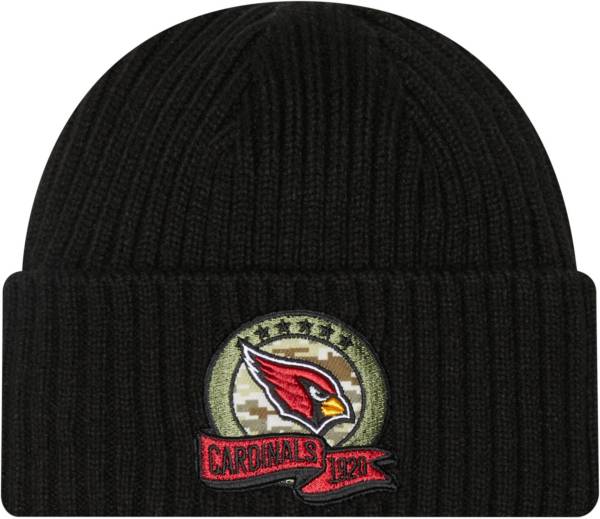New Era Men's Arizona Cardinals Salute to Service Black Knit Beanie product image