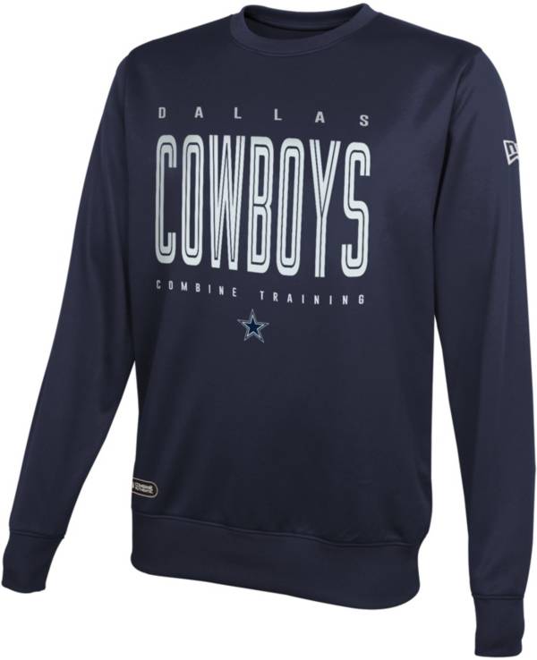 New Era Men's Dallas Cowboys Combine Top Pick Navy Crew Sweatshirt product image