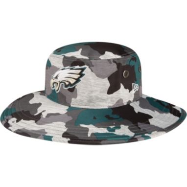 sorry, New Era Men's Philadelphia Eagles Training Camp 2022 Sideline Panama Camouflage Bucket Hat is currently out of stock