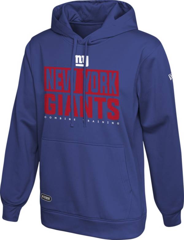 New Era Men's New York Giants Combine Offside Blue Hoodie product image