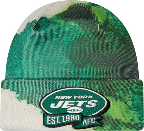 New Era Men's New York Jets Sideline Ink Green Knit Hat product image