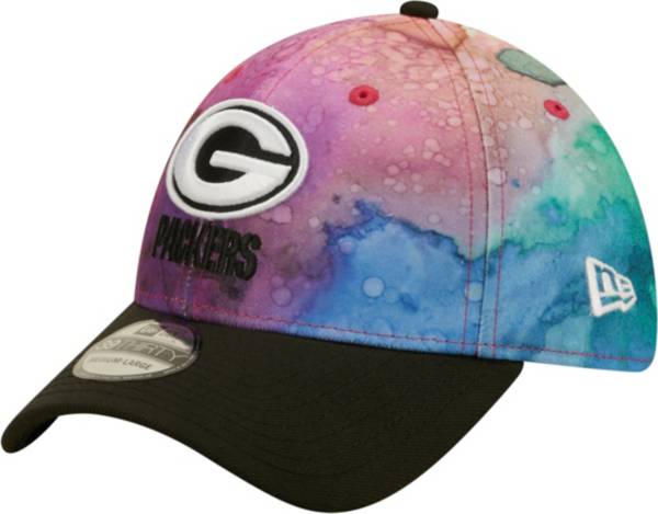 New Era Green Bay Packers Crucial Catch Tie Dye 39Thirty Stretch Fit Hat product image