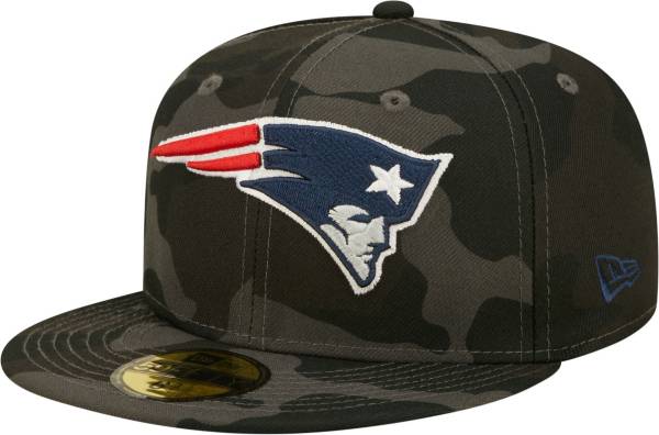 New Era Men's New England Patriots Black Camo 59Fifty Fitted Hat product image