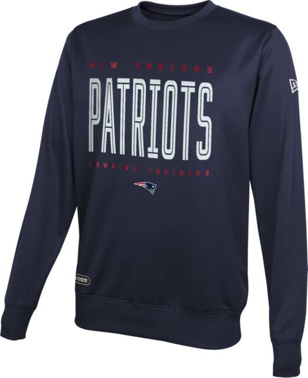New Era Men's New England Patriots Combine Top Pick Navy Crew Sweatshirt product image