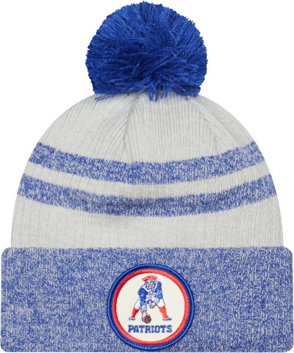 New Era Men's New England Patriots Sideline Historic Blue Knit Hat product image