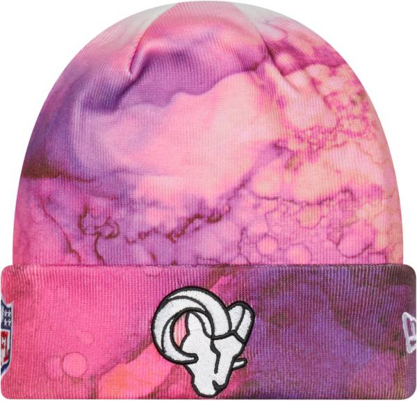 New Era Los Angeles Rams Crucial Catch Tie Dye Knit Beanie product image