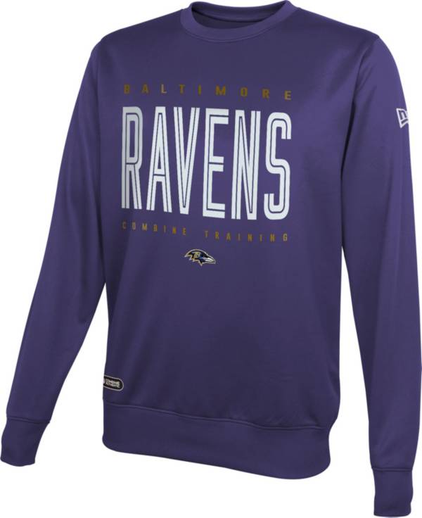 New Era Men's Baltimore Ravens Combine Top Pick Purple Crew Sweatshirt product image