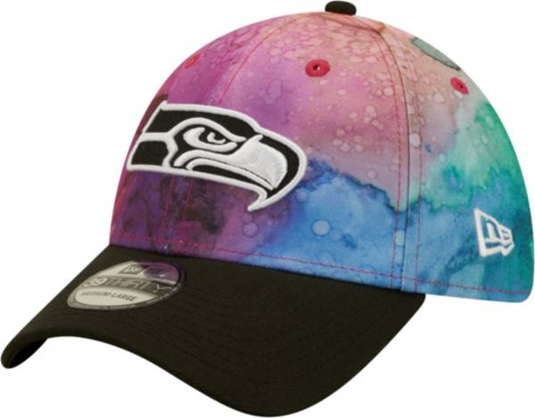New Era Seattle Seahawks Crucial Catch Tie Dye 39Thirty Stretch Fit Hat product image