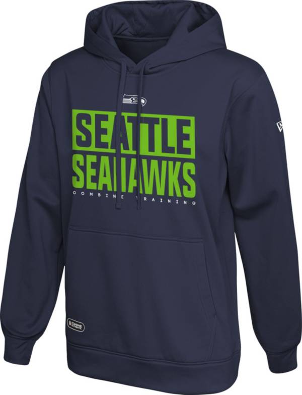 New Era Men's Seattle Seahawks Combine Offside Navy Hoodie product image