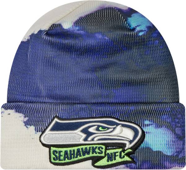 New Era Men's Seattle Seahawks Sideline Ink Navy Knit Hat product image