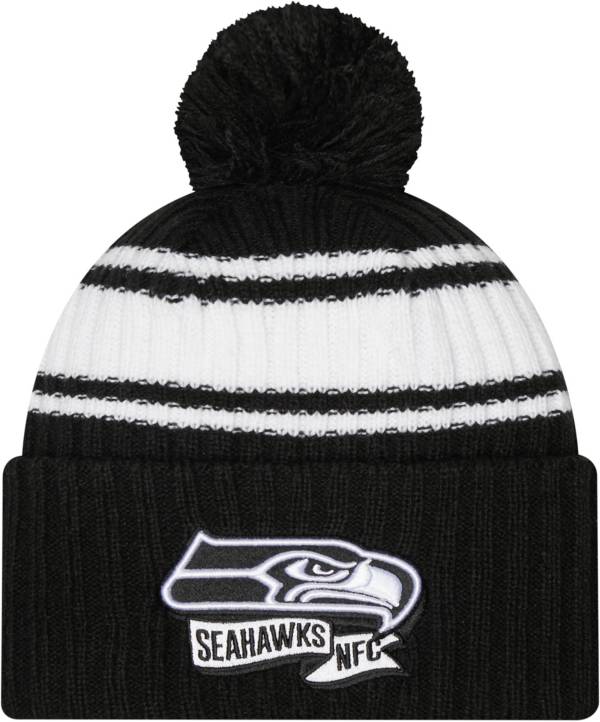 New Era Men's Seattle Seahawks Black Sideline Sport Knit product image