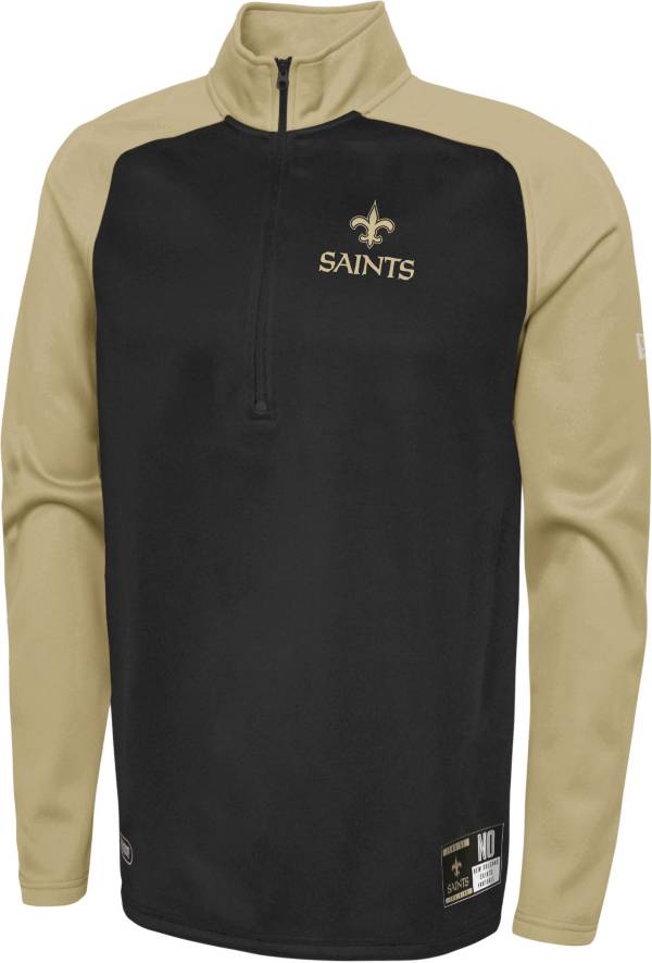 New Era Men's New Orleans Saints Combine O-Line 2-Tone Half-Zip Pullover T-Shirt product image