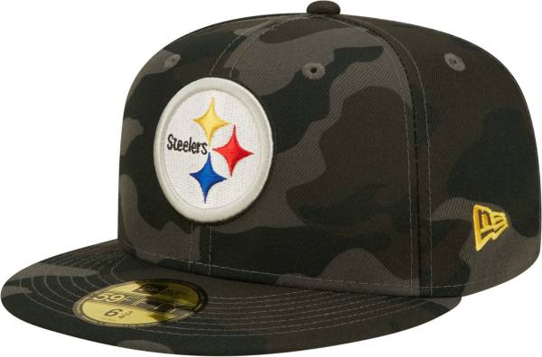 New Era Men's Pittsburgh Steelers Black Camo 59Fifty Fitted Hat product image