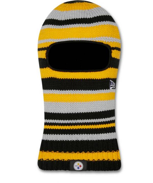 '47 Men's Pittsburgh Steelers Balaclava Black Knit Ski Mask product image