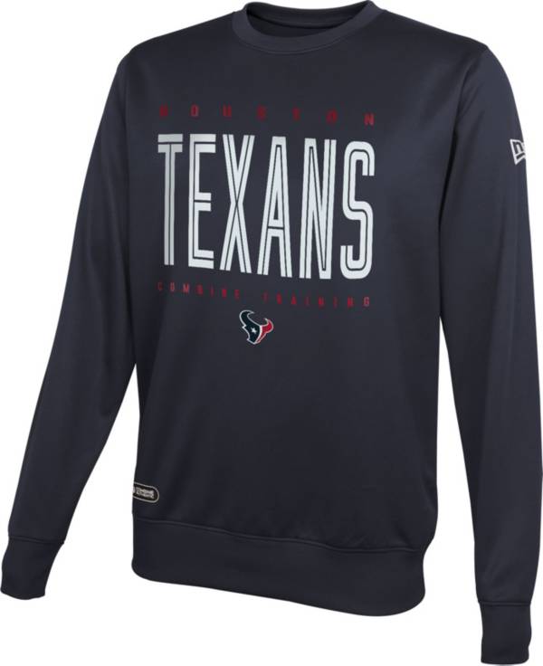 New Era Men's Houston Texans Combine Top Pick Navy Crew Sweatshirt product image