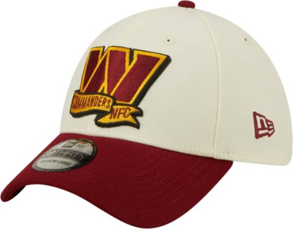 New Era Men's Washington Commanders Sideline 39Thirty Chrome White Stretch Fit Hat product image