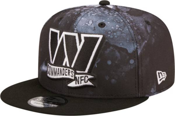 New Era Men's Washington Commanders Sideline Ink Dye 9Fifty Black Adjustable Hat product image