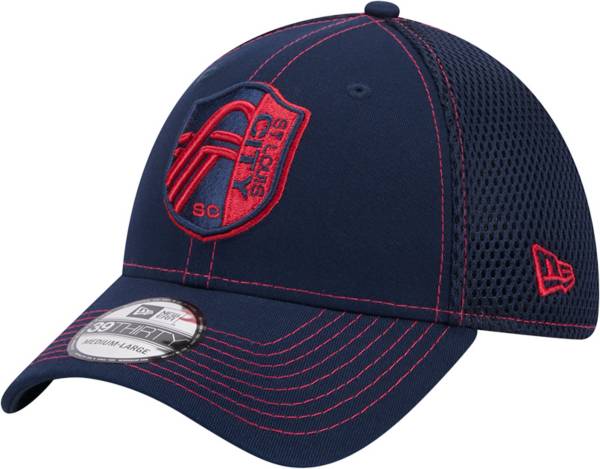 New Era St. Louis City SC 39Thirty Team Neo Pink Stretch Hat product image