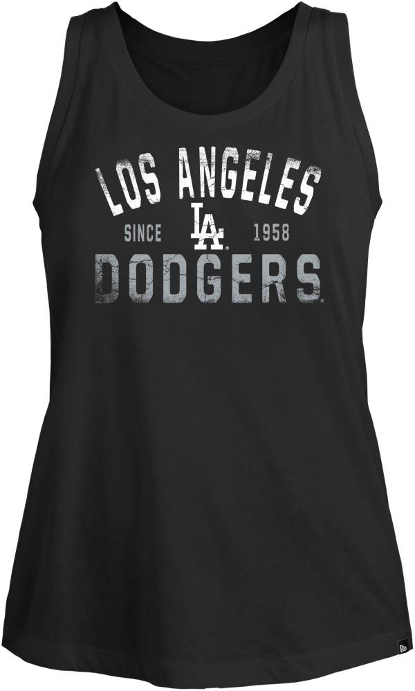 New Era Women's Los Angeles Dodgers Black Open Back Tank Top product image