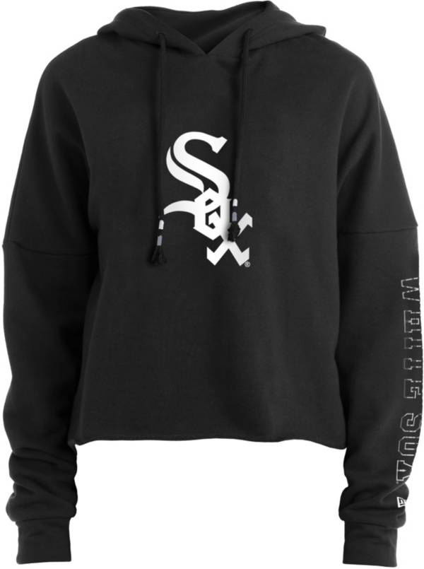 New Era Women's Chicago White Sox Black Pullover Fleece Hoodie product image