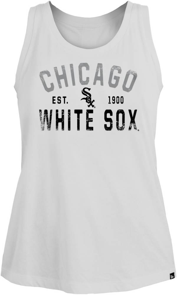 New Era Women's Chicago White Sox White Open Back Tank Top product image