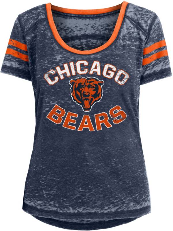 New Era Women's Chicago Bears Burnout Blue T-Shirt product image