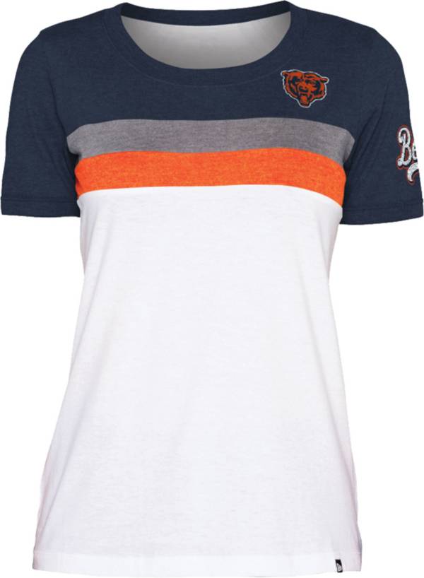 New Era Women's Chicago Bears Colorblock White T-Shirt product image