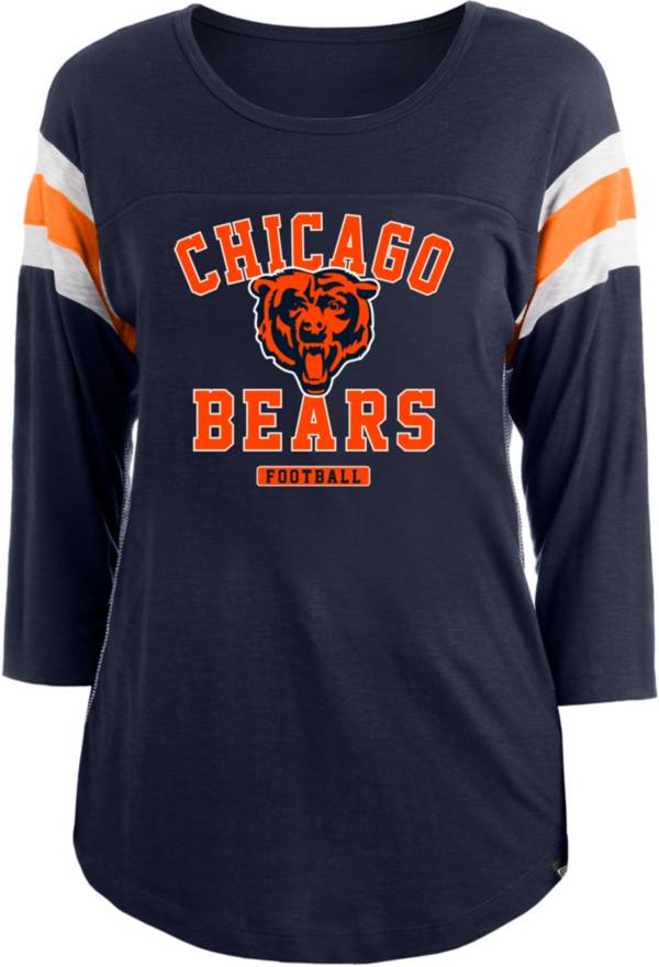 New Era Apparel Women's Chicago Bears Sublimated Blue Three-Quarter Sleeve T-Shirt product image