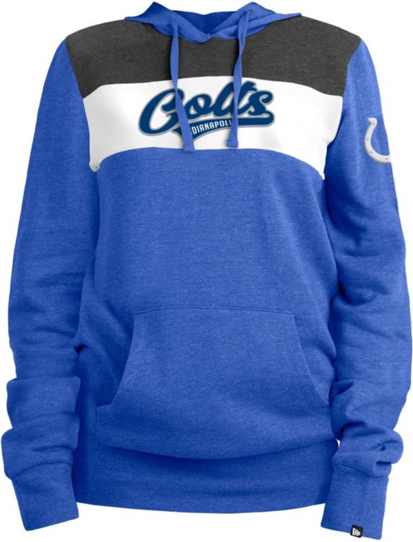 New Era Women's Indianapolis Colts Blue Brush Fleece Pullover Hoodie product image