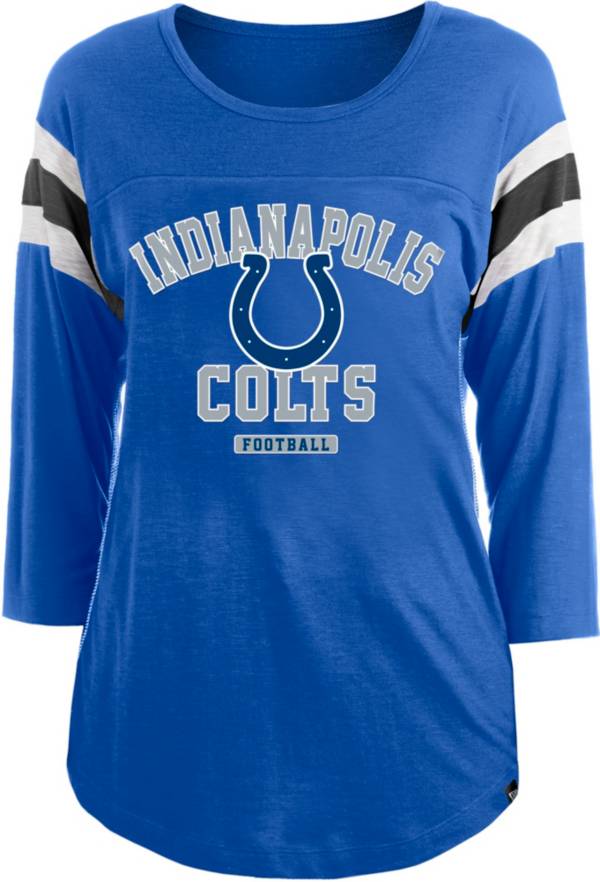New Era Apparel Women's Indianapolis Colts Sublimated Blue Three-Quarter Sleeve T-Shirt product image