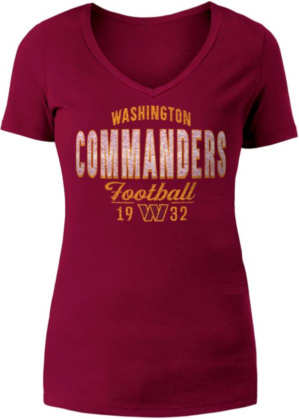 New Era Apparel Women's Washington Commanders Arch Red T-Shirt product image