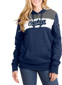 Dallas Cowboys Fanatics Branded Women's Set To Fly Pullover Hoodie -  Heather Navy