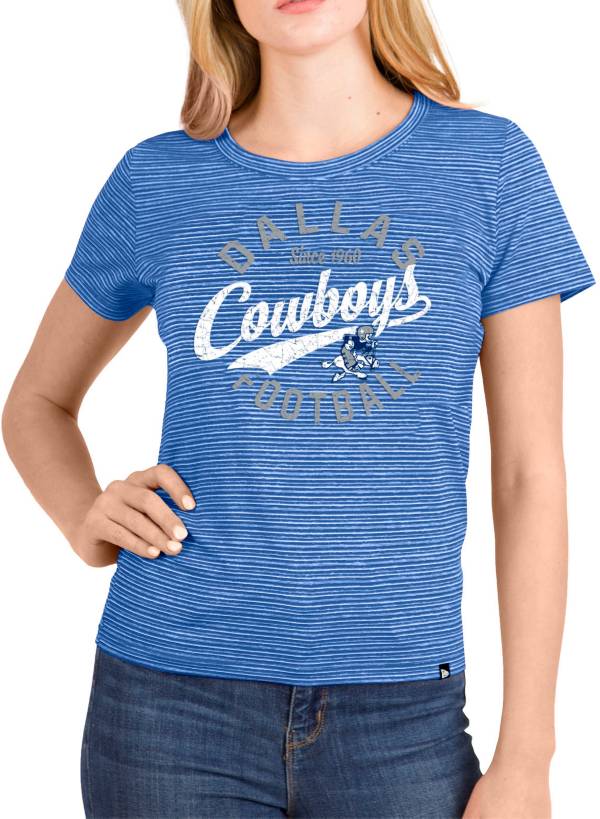 New Era Women's Dallas Cowboys Space Dye Royal T-Shirt product image