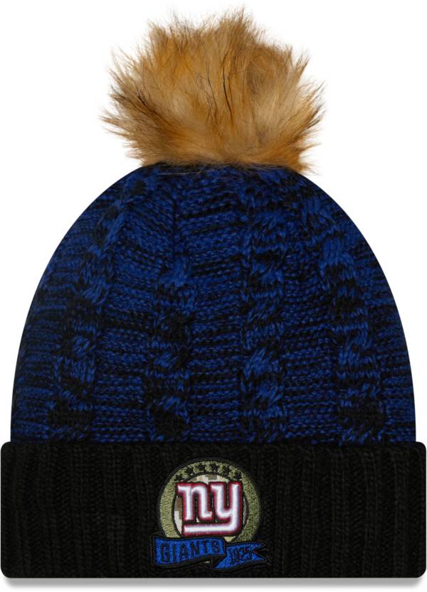 New Era Women's New York Giants Salute to Service Black Knit Beanie product image